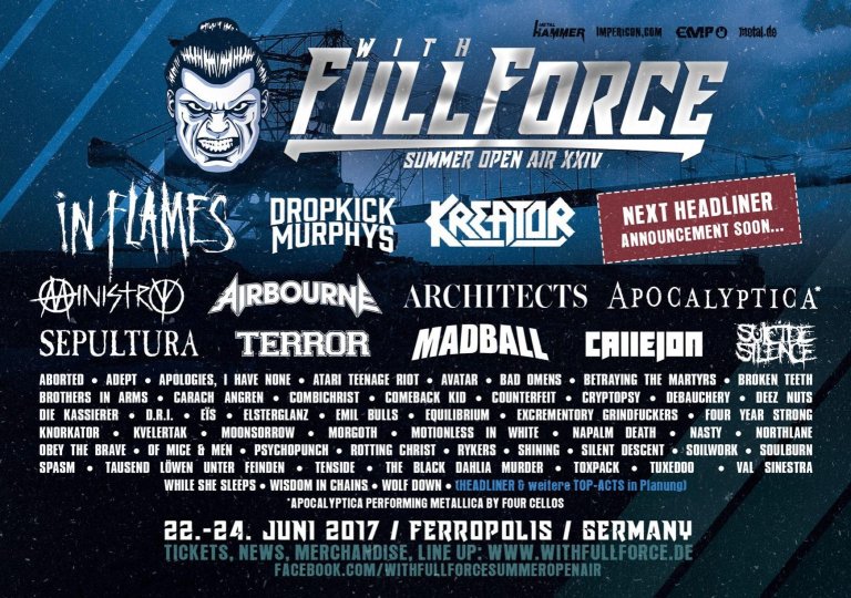With Full Force Festival - Kreator sind neuer Headliner