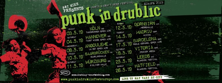 Punk In Drublic Fest - Der Punkrock-Wanderzirkus kehrt 2019 zurück