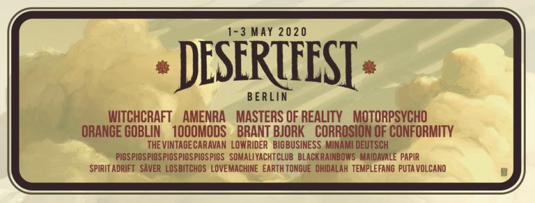 Desertfest Berlin - Festival abgesagt