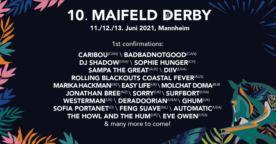 Maifeld Derby - Festival findet 2021 statt, erste Bands angekündigt