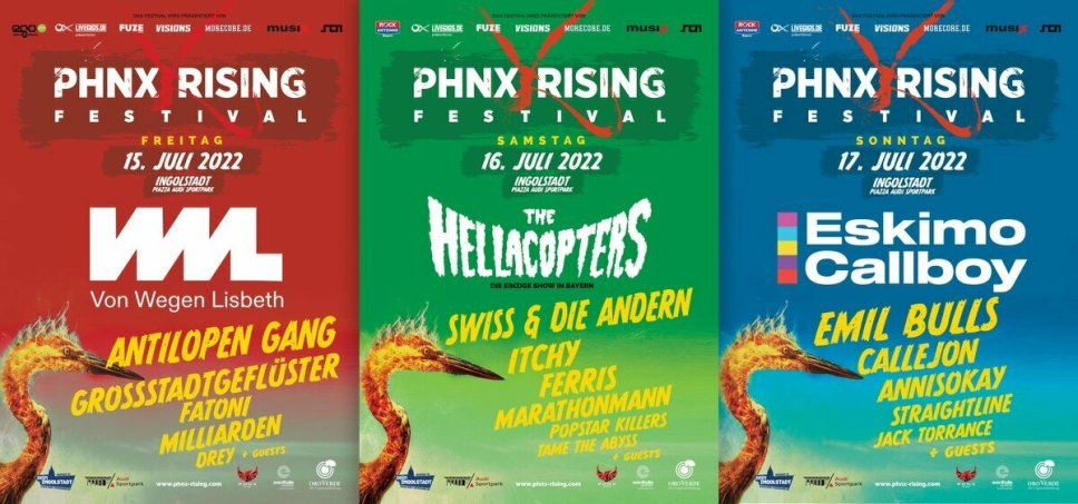 Phnx Rising Festival - Neustart in Ingolstadt