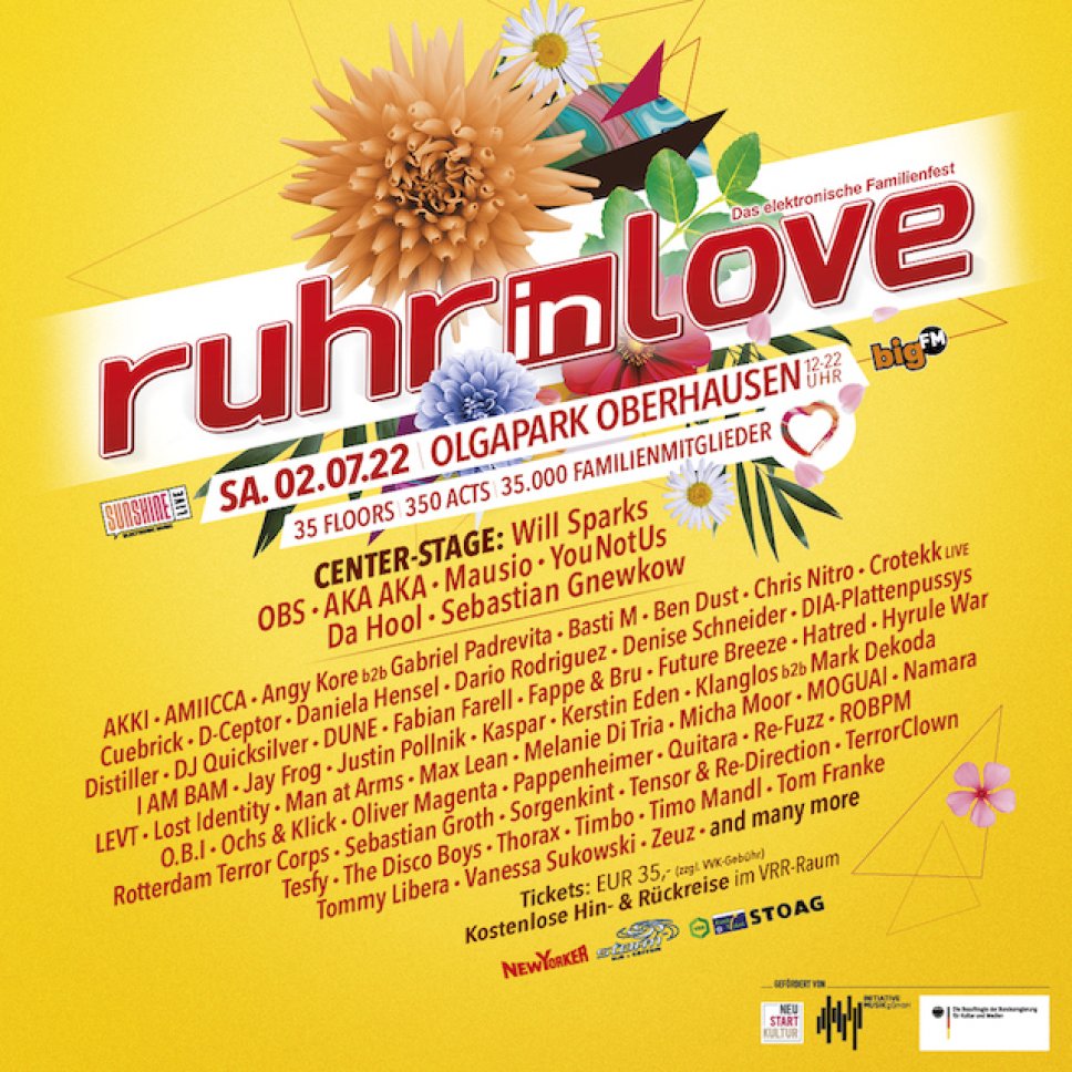 Ruhr In Love - Tagesfestival kehrt nach Oberhausen zurück