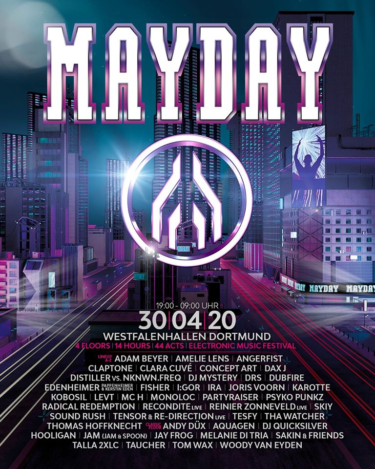 Mayday 2020 Line-up