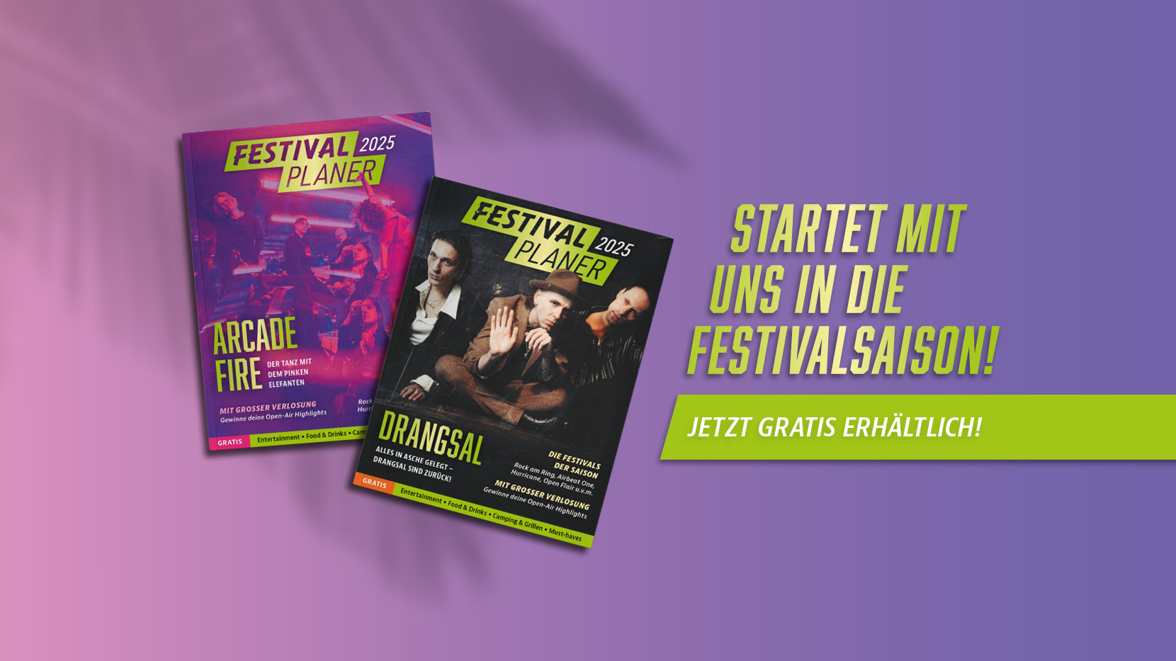 Der FESTIVALPLANER 2025 ist da!
