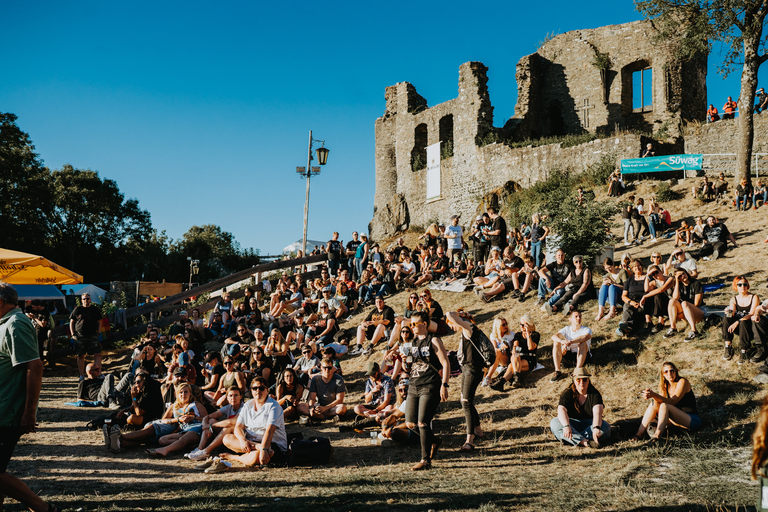 Rock auf der Burg