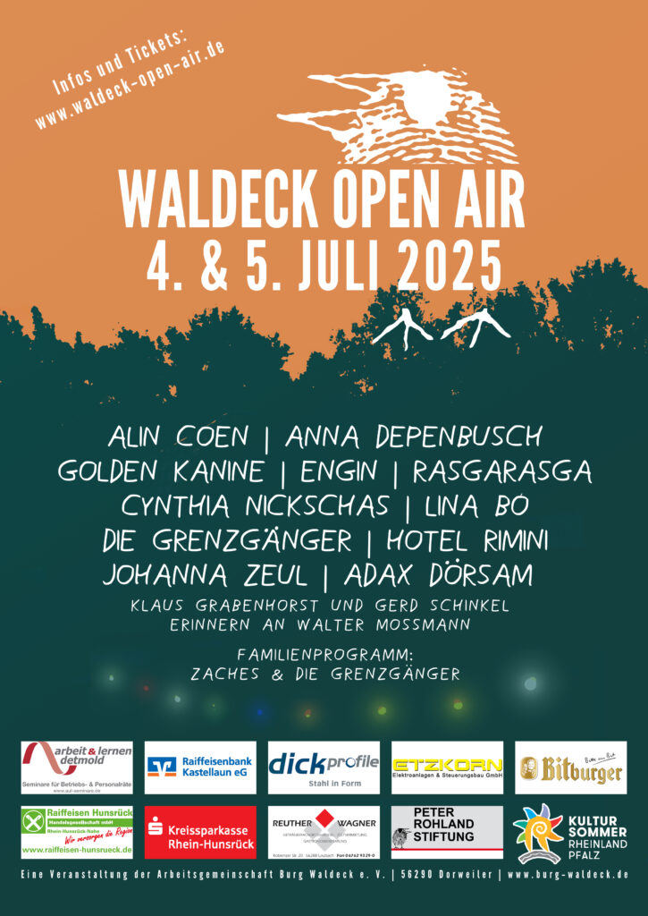 Waldeck Open Air Festivalplakat