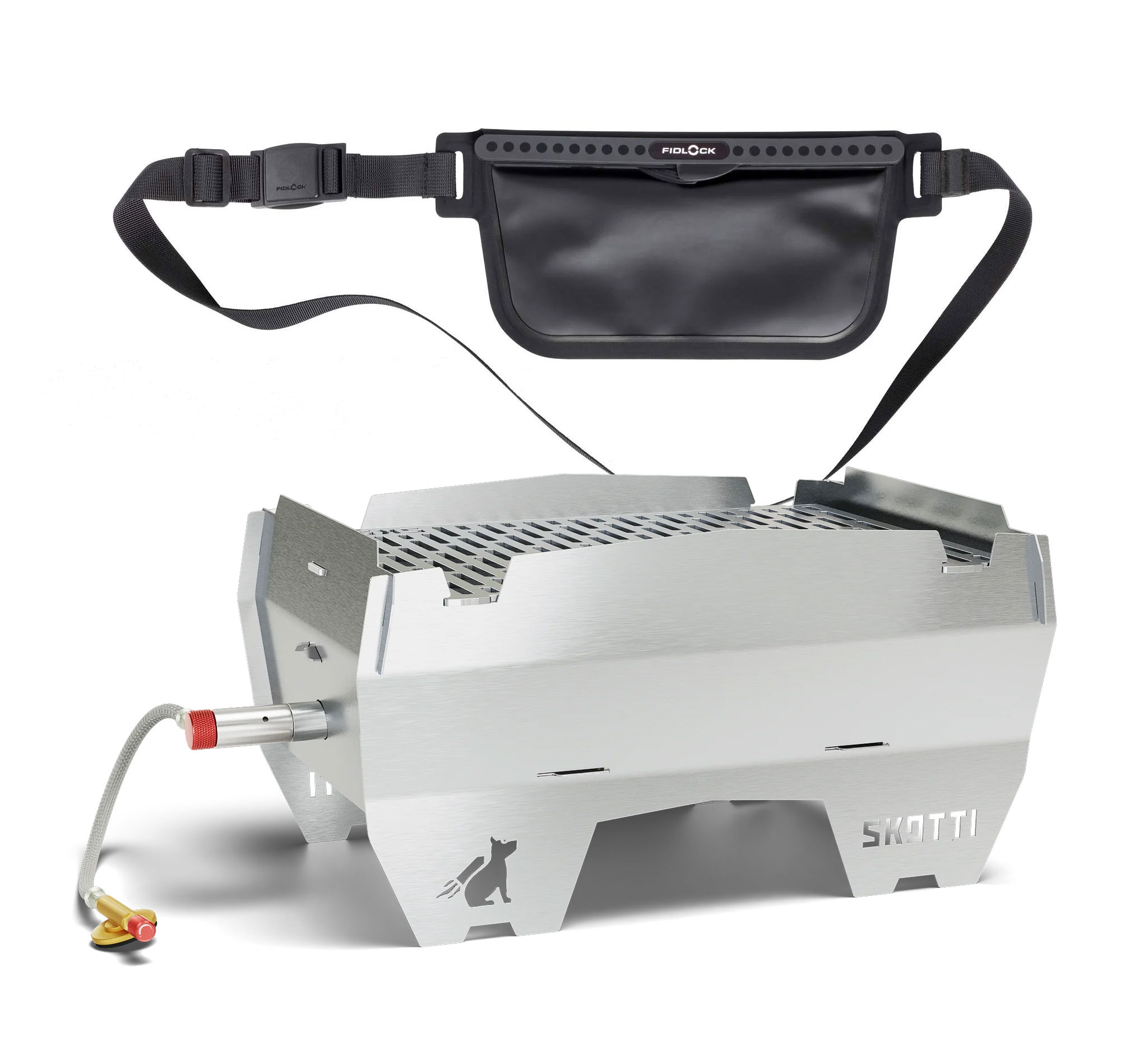 Skotti Grill und Fidlock Hermetic Sling-Bag